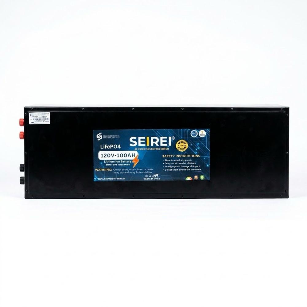 120V 100Ah Lifepo4 Battery Pack For 12 Kw