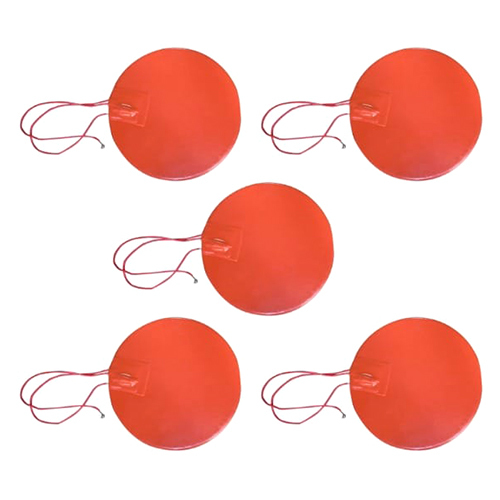 Od-25 Inch Round Silicone Rubber Heater - Color: Orange