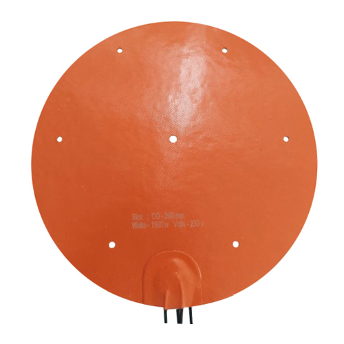 Dia-120mm Round Silicon Pad Heater
