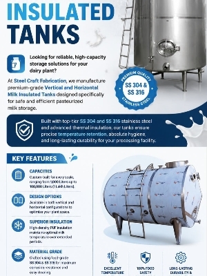 Stainless Steel Storage Tanks - Dimension (L*W*H): 800Mm Dia