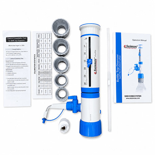 PurFlo Bottle Top Dispenser with Recirculation Valve 10-100ml
