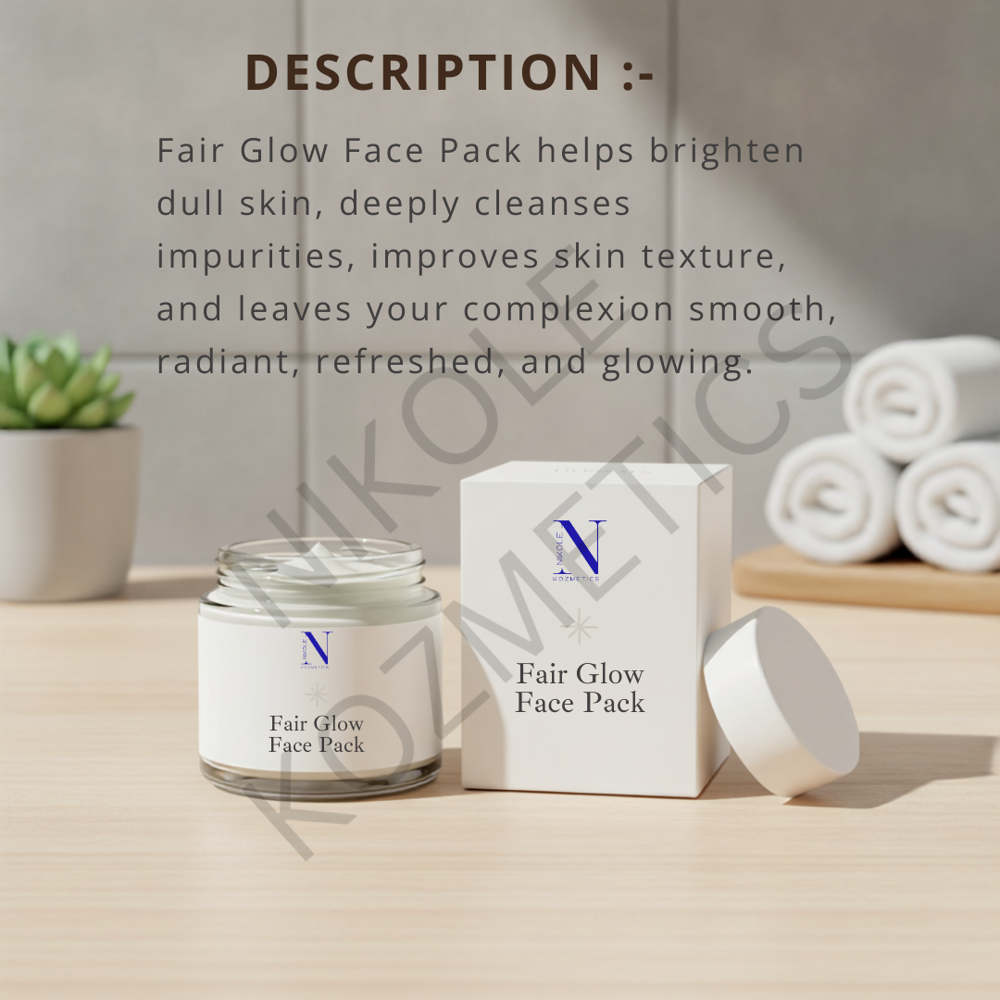 Fair Glow Face Pack - Attributes: Smudge Proof