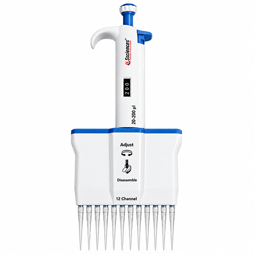 12 Channel Micropipette Variable Volume 0.5-10ul