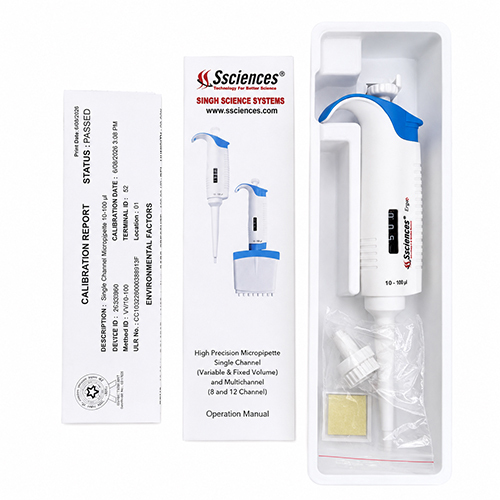 Ergo plus NABL Micropipette Fully Autoclavable fixed Volume 2ul