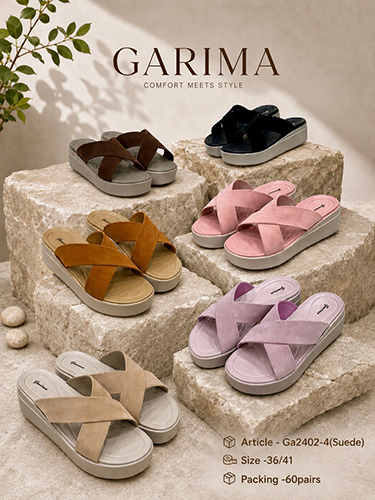 GA2402-4 Suede Comfortable Footwear