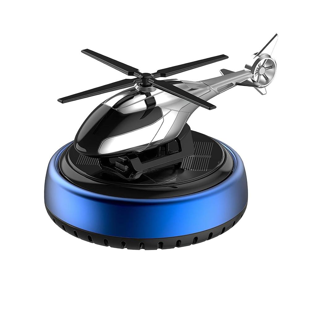 Solar Powered Helicopter Car Air Freshener