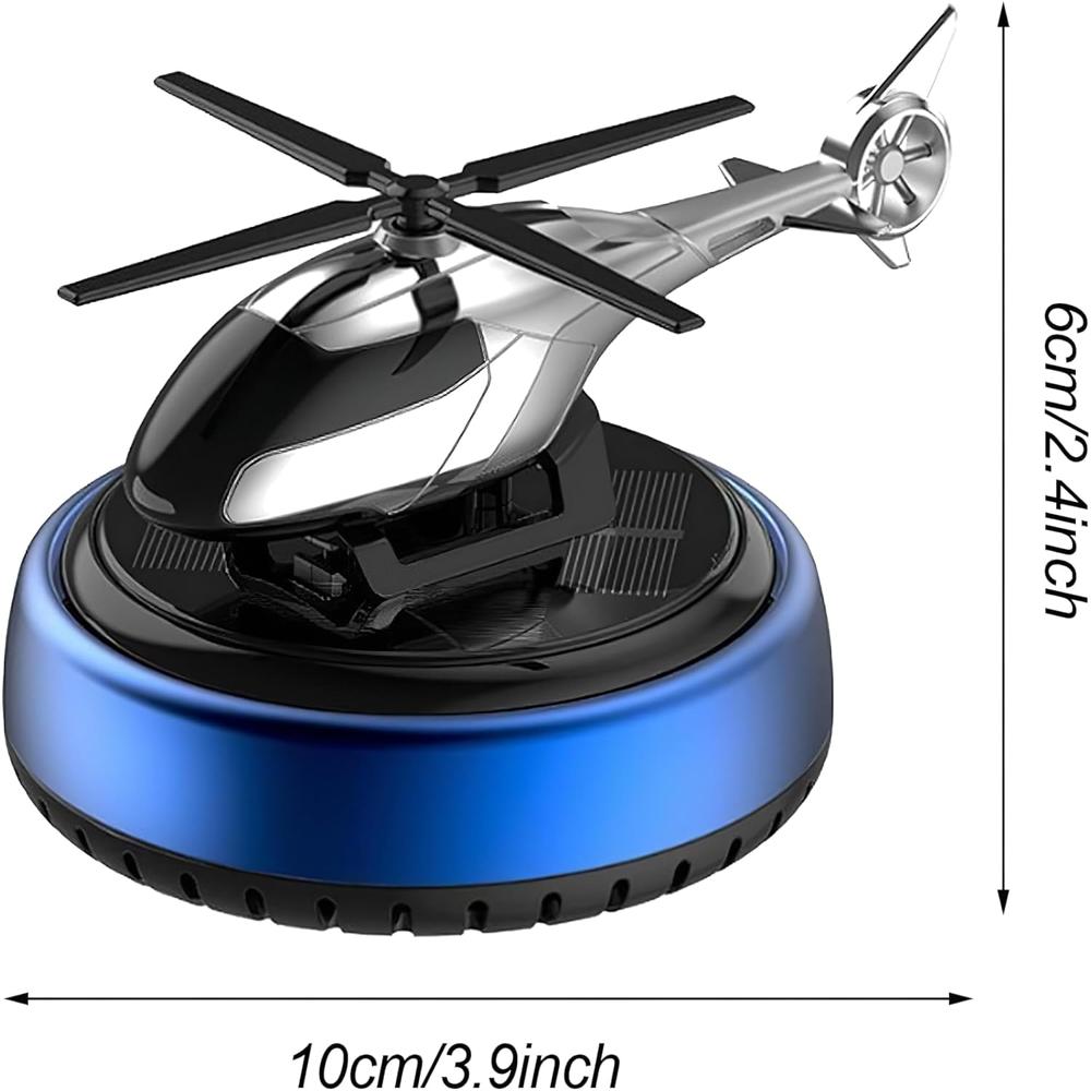 Solar Powered Helicopter Car Air Freshener