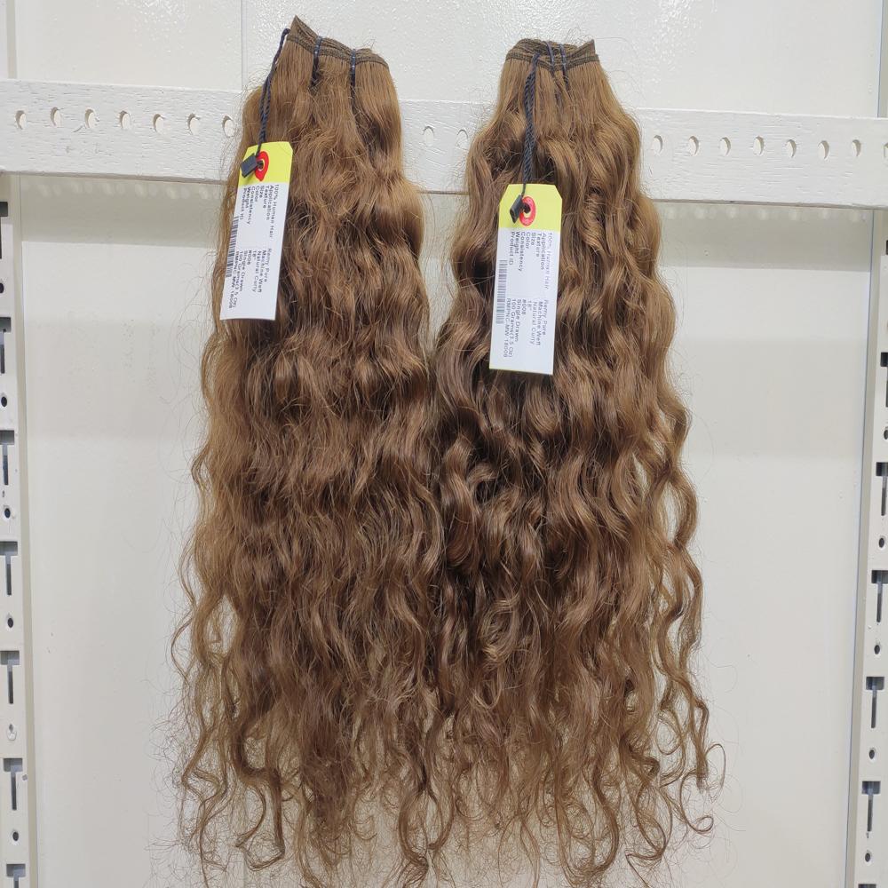 Remy Pure Natural Curly Machine Weft