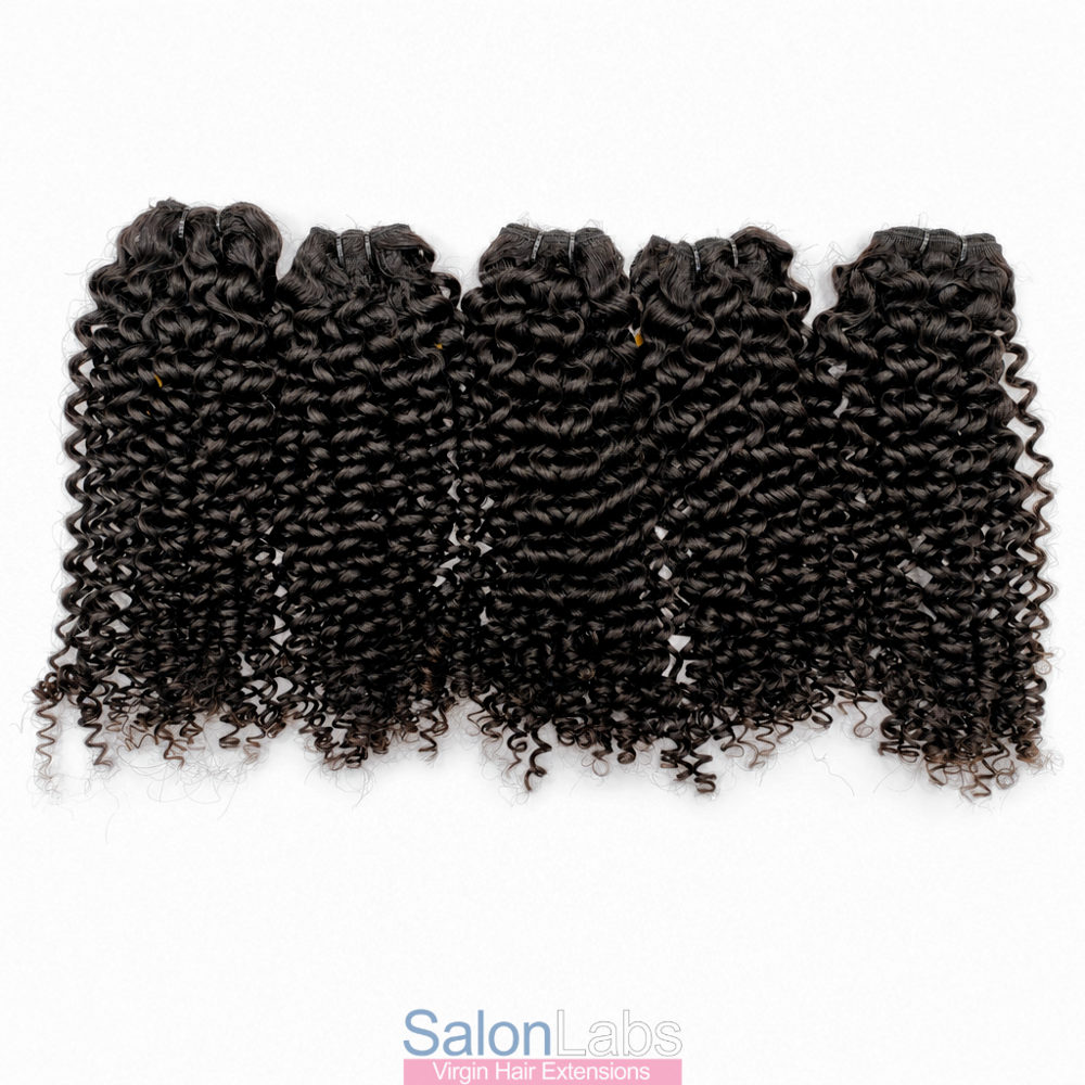 Machine Weft Curly Human Hair