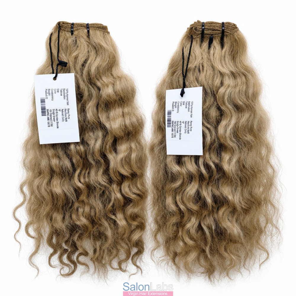 Machine Weft Curly Human Hair