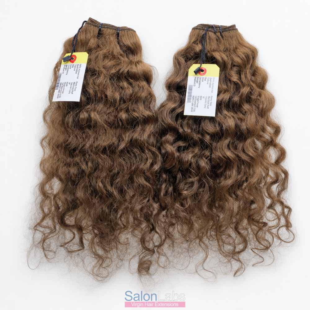 Machine Weft Curly Human Hair