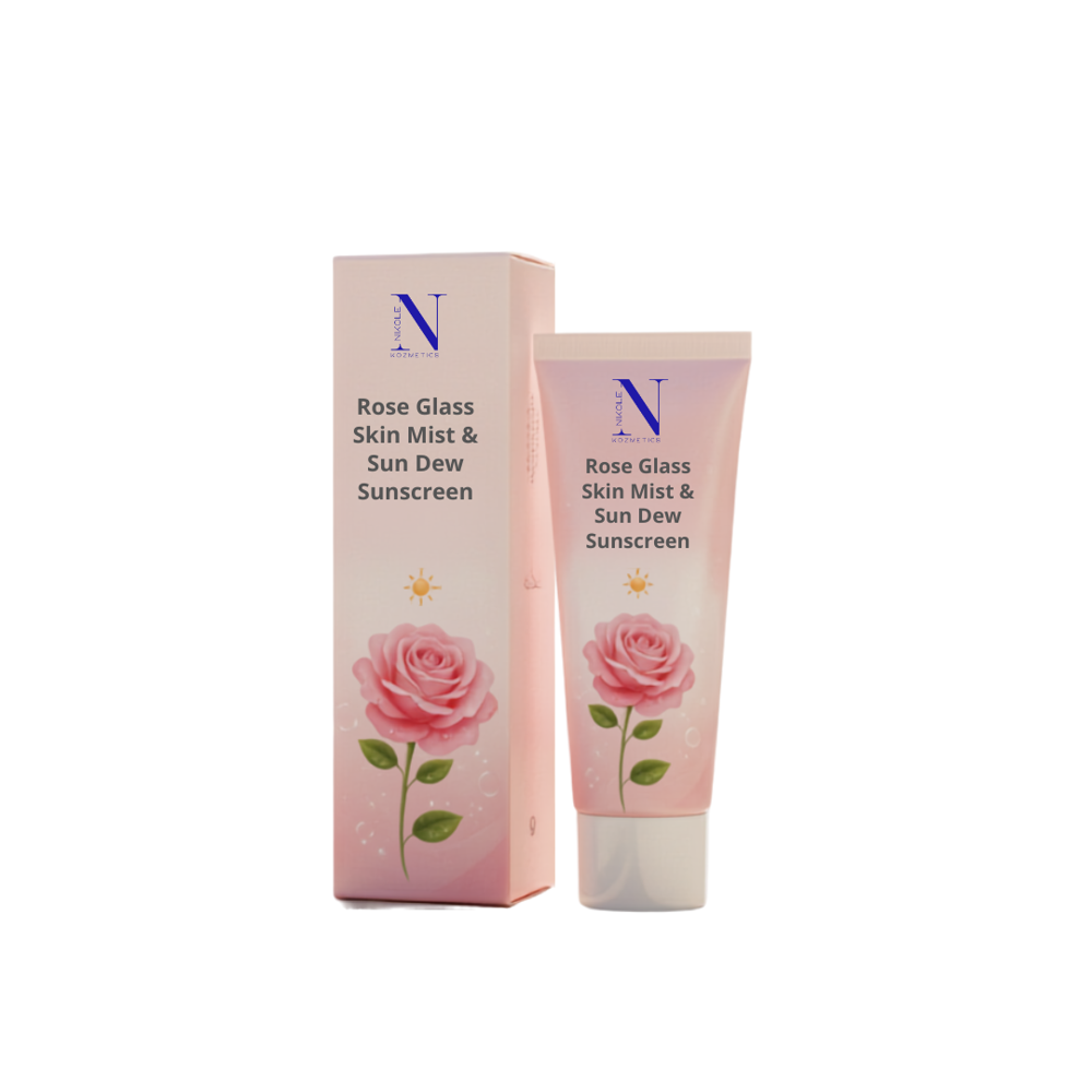 Rose Glass Skin Mist & Sun Dew Sunscreen - Attributes: Smudge Proof