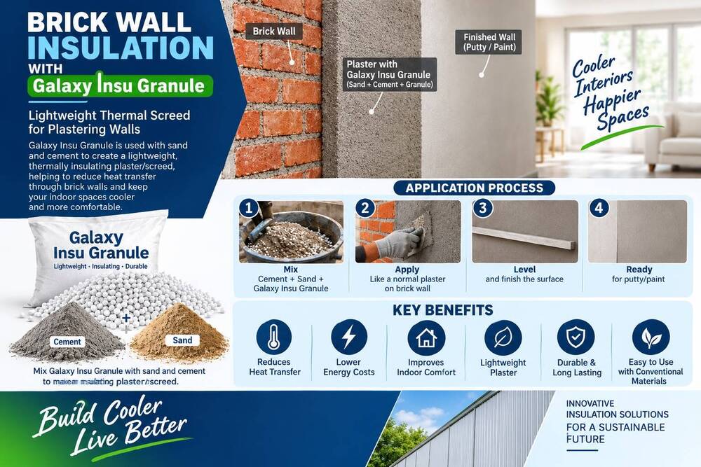 Wall Insulation - Material: Rock Wool / Mineral Wool