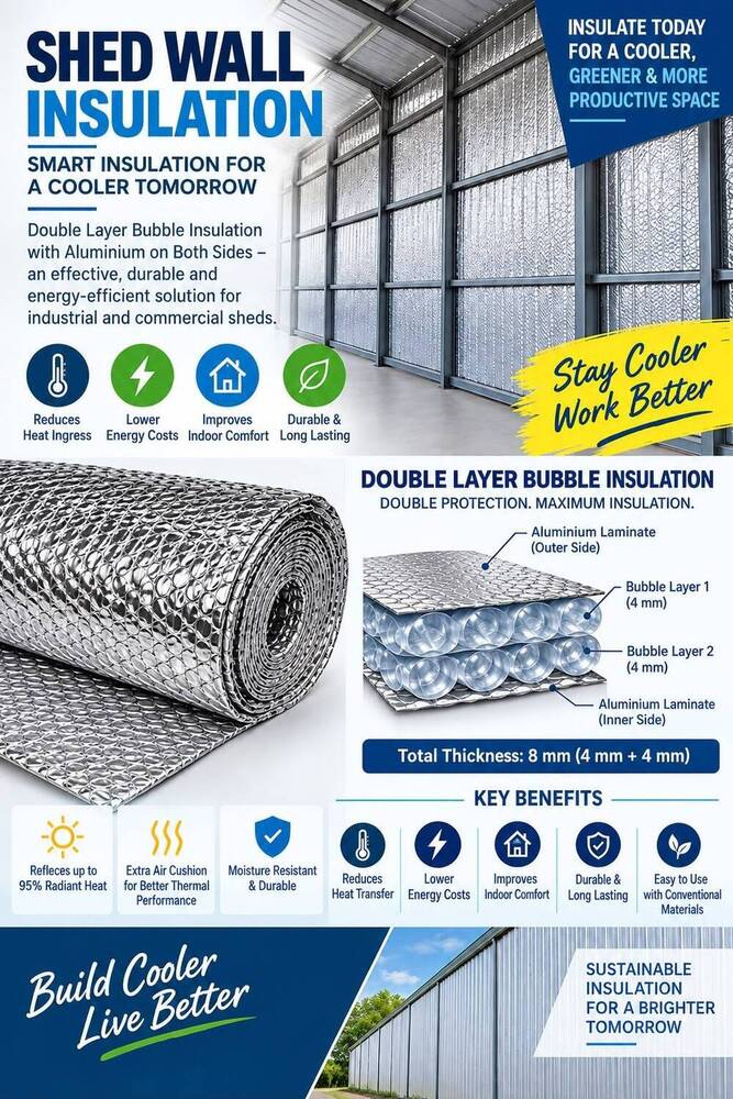 Shed Wall Insulation - Feature: Durable