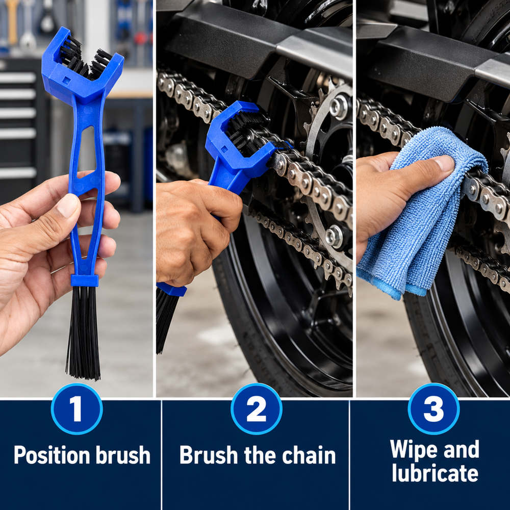 Chain Cleaning Brush for Bike