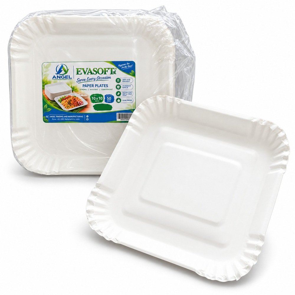 10x10 Square Paper Plates