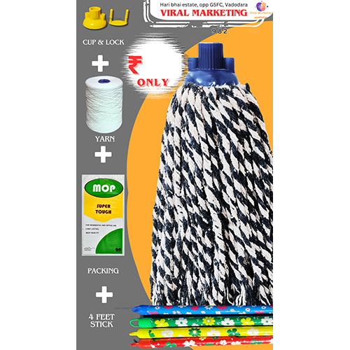 4 Feet Stick Yarn Floor Mop