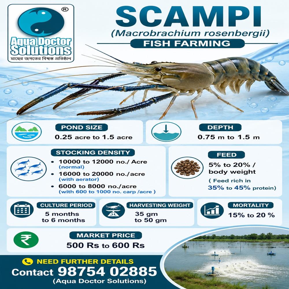 Scampi fish seed