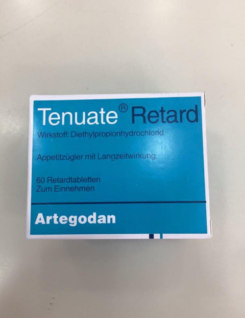 Tenuate Retard 75 mg Artegodan Tablets