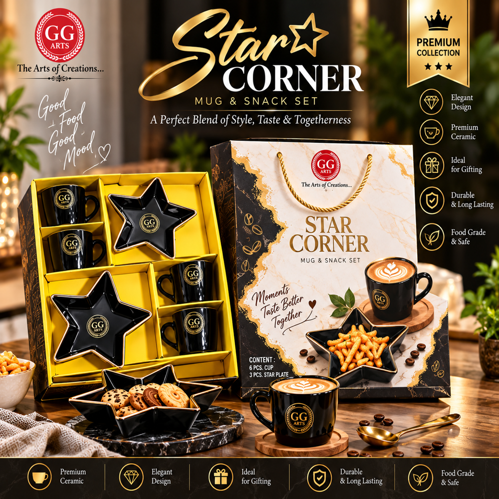 Tea Cup Set - Ceramic Type: Premium Ceramic