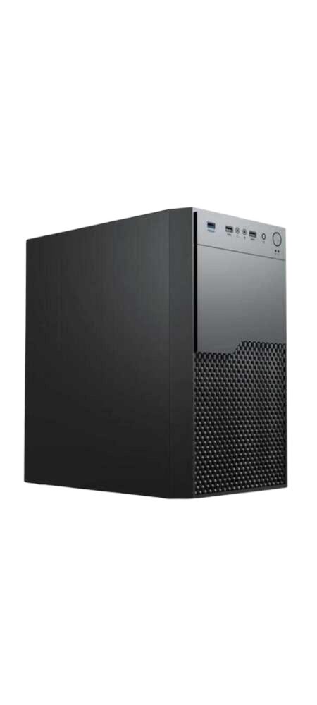 Vida Enterprise Black Office Case Micro ATX 12cm Mesh