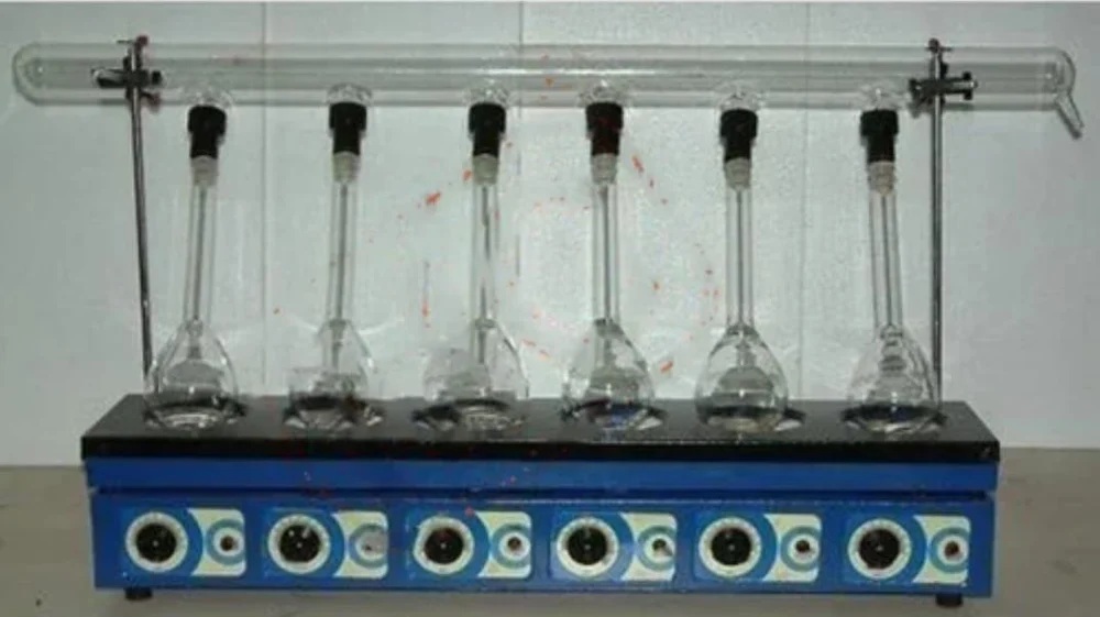 K-Wok Kjeldahl Apparatus 6 Test - Equipment Materials: Lab Used