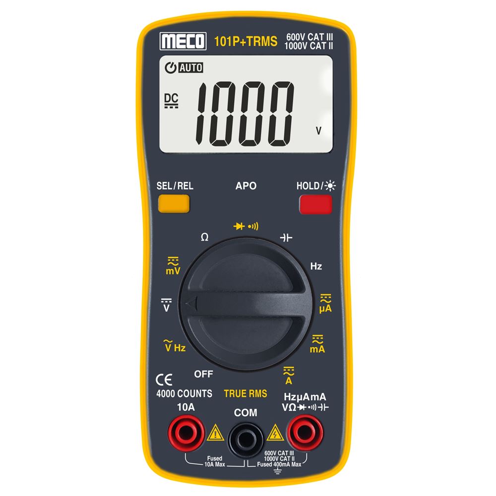 Meco 101p+ Trms Digital Multimeter - Color: Gray