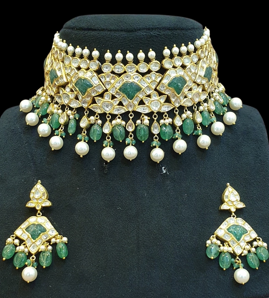 Gold Necklace Set Diamond Set - Diamond Cut: Excellent