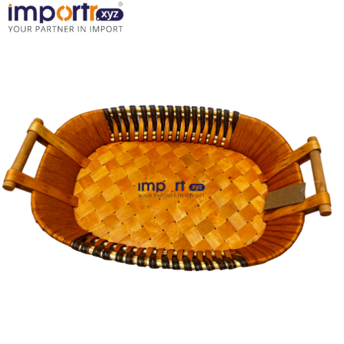 Wicker Basket- 010 - Dimension (L*W*H): 50 39 7 Centimeter (Cm)