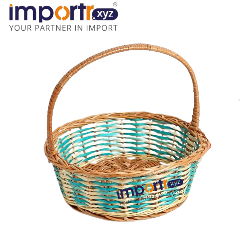 Wicker Basket L- 012 - Dimension (L*W*H): 43 35 41 Centimeter (Cm)