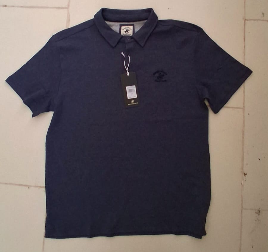 M11786 Poli Club Mens Grindled Yarn Polos