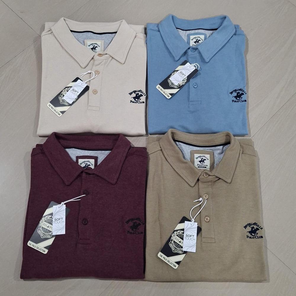 M11786 Poli Club Mens Grindled Yarn Polos