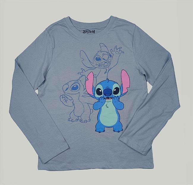 G22340 Girls Long Sleeve Printed Tops