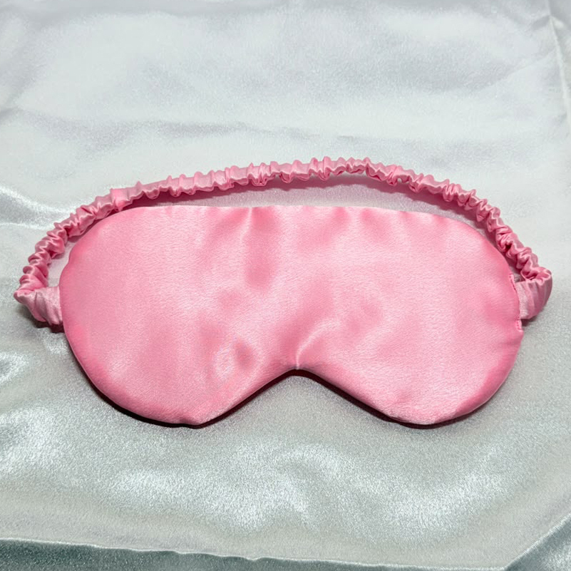 Satin Pink Eye Mask