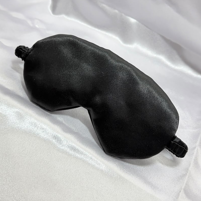 Satin Black Eye Mask