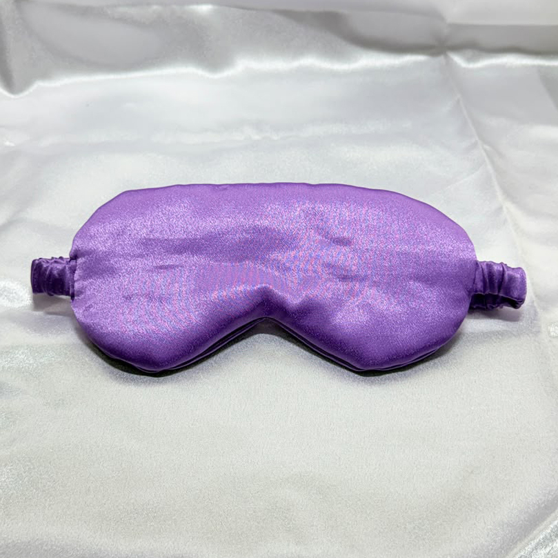 Satin Purple Eye Mask