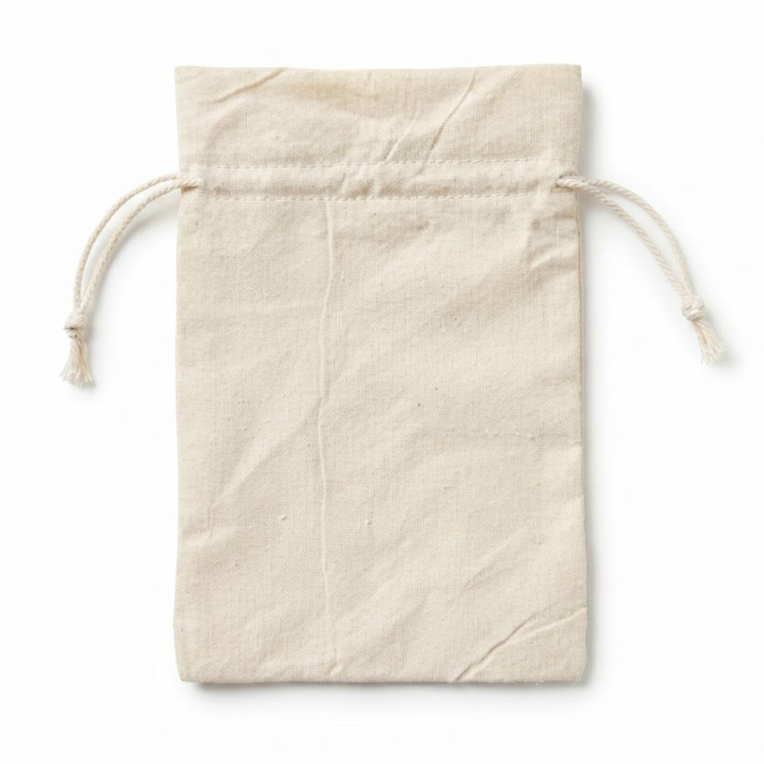 Plain Cottom Drawstring Bag