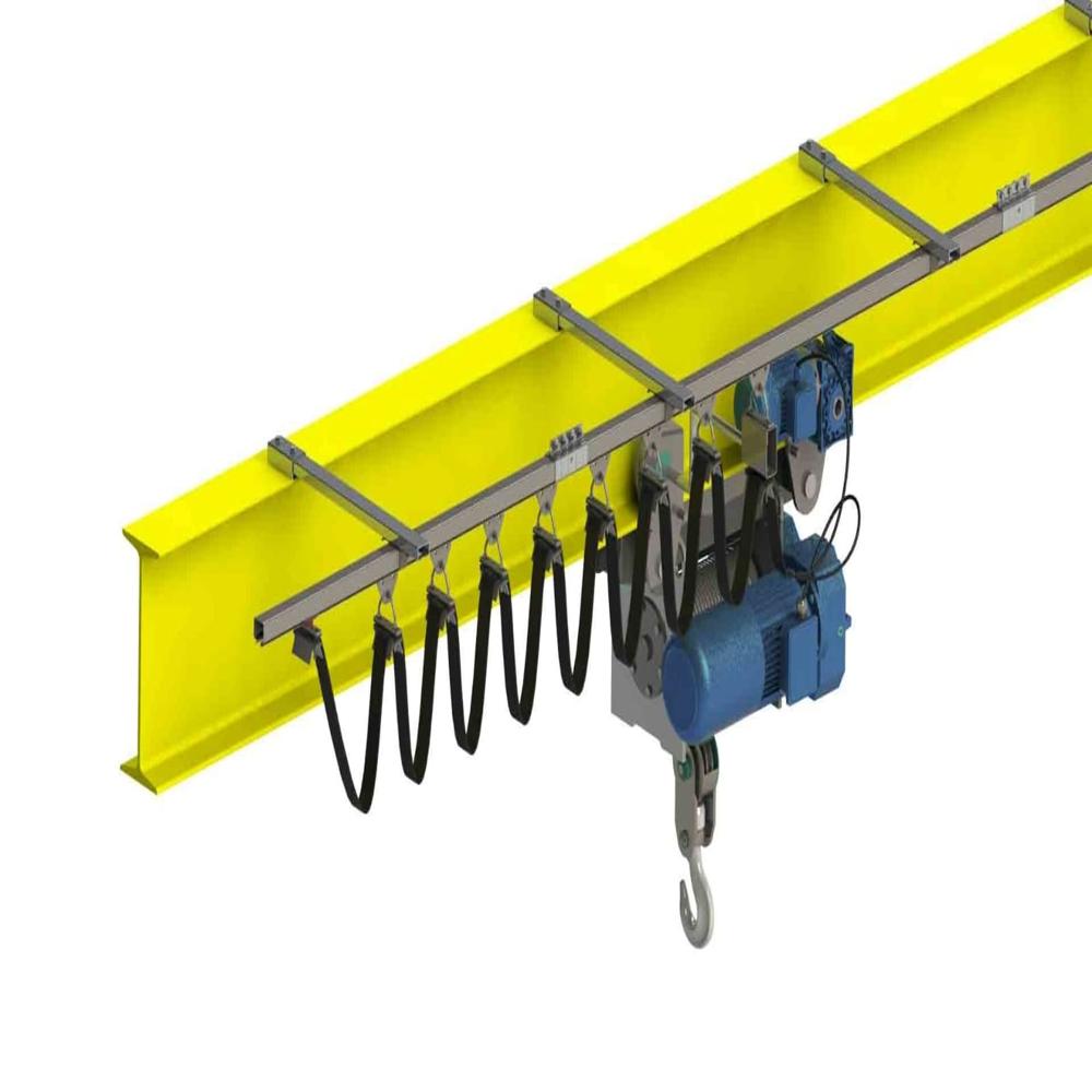 Single Girder Eot Cranes - Color: Yellow