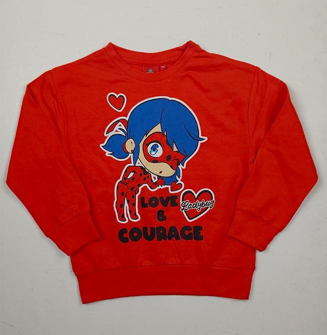 Girls Printed Pullover Sweatshirts