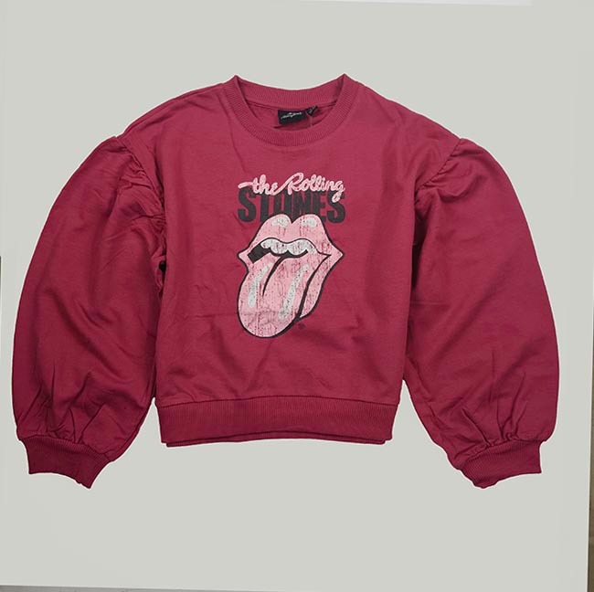 Girls Printed Pullover Sweatshirts