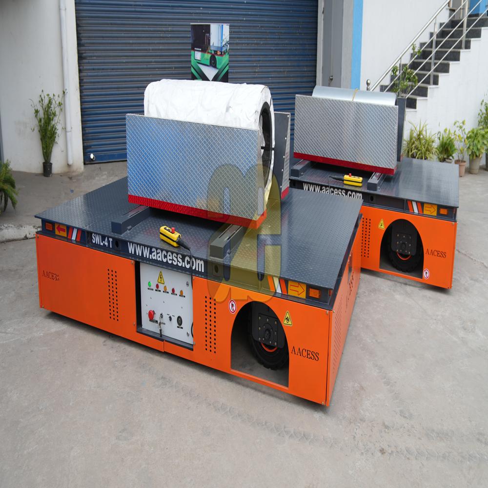 Battery Operated Coil Transfer Trolley