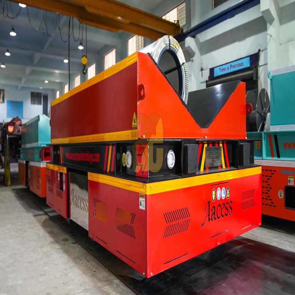 Battery Operated Coil Transfer Trolley