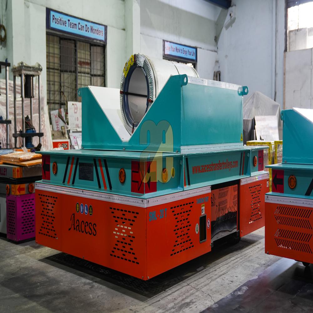 Battery Operated Coil Transfer Trolley