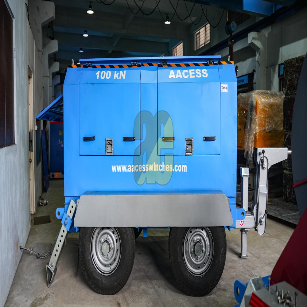 100 Kn Cable Pulling Capstan Winch - Capacity: 10 Ton