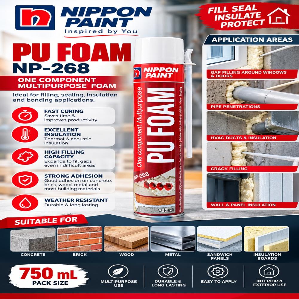 Nippon PU Foam Insulation Sealant NP 268