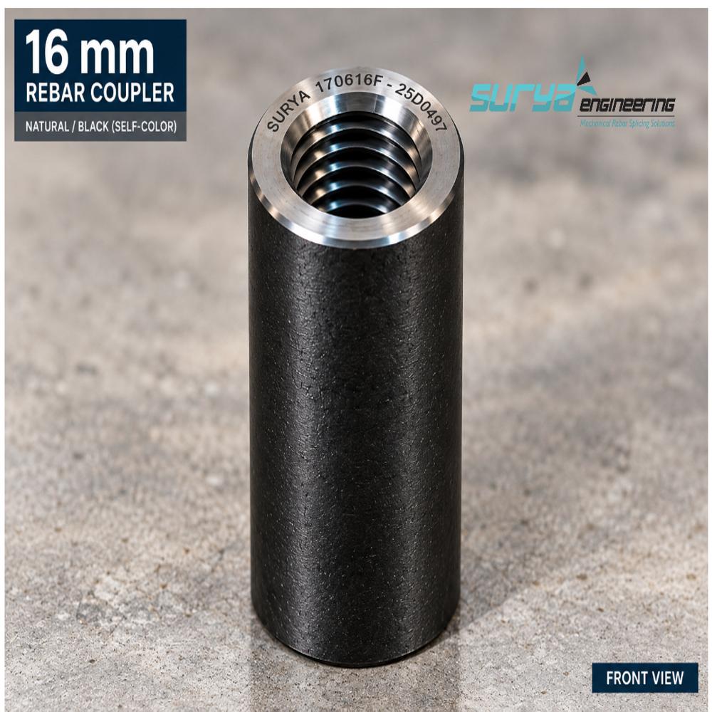 EN8D Rebar Coupler for TMT Bar Connections