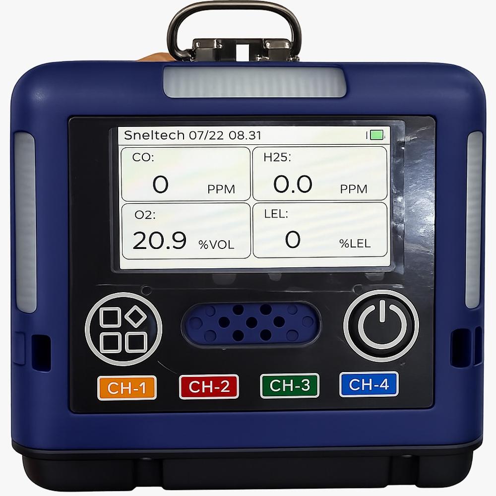 Portable Multi Gas Detector - Accuracy: 100 %