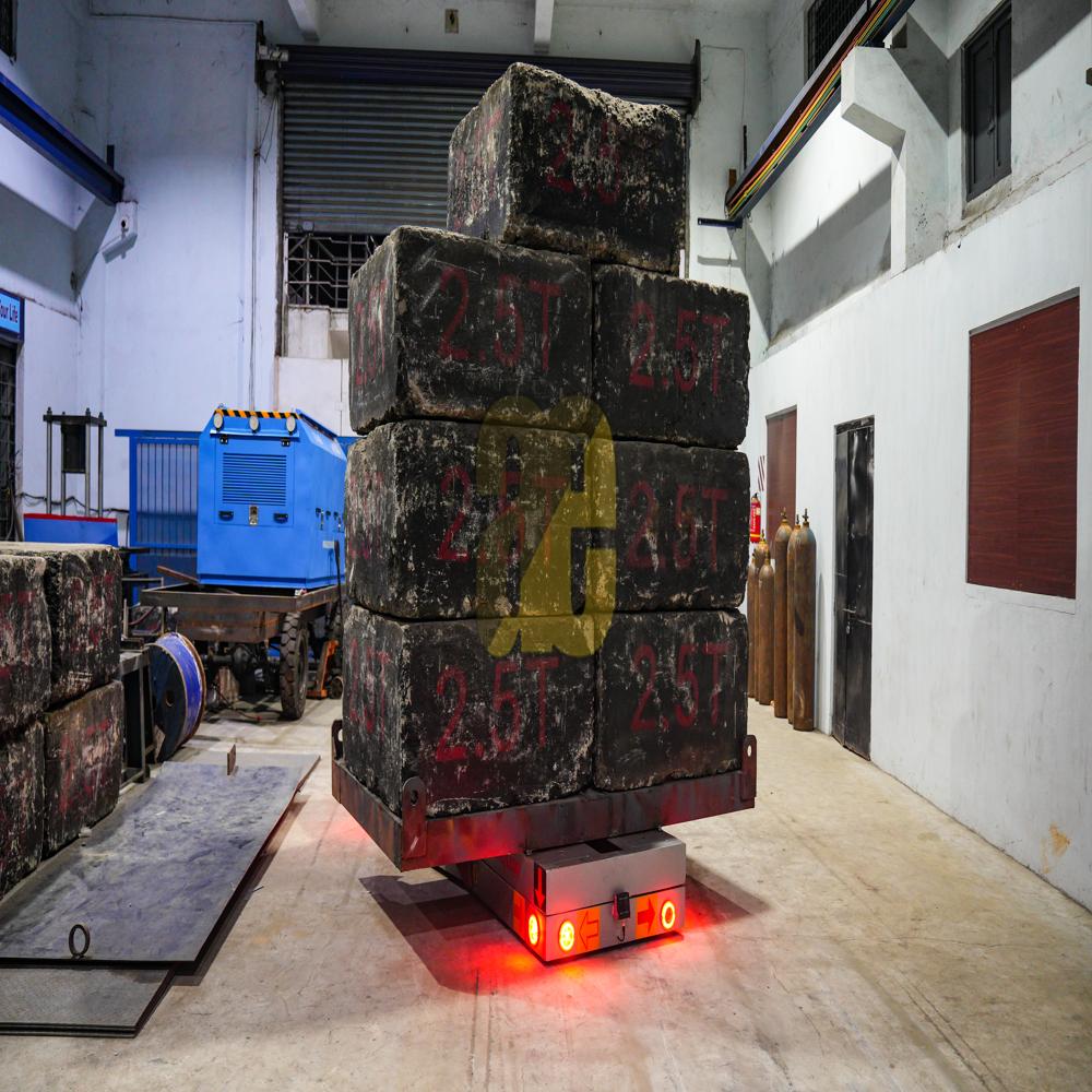 Battery Operated Trackless Trolley With Lifting Platform