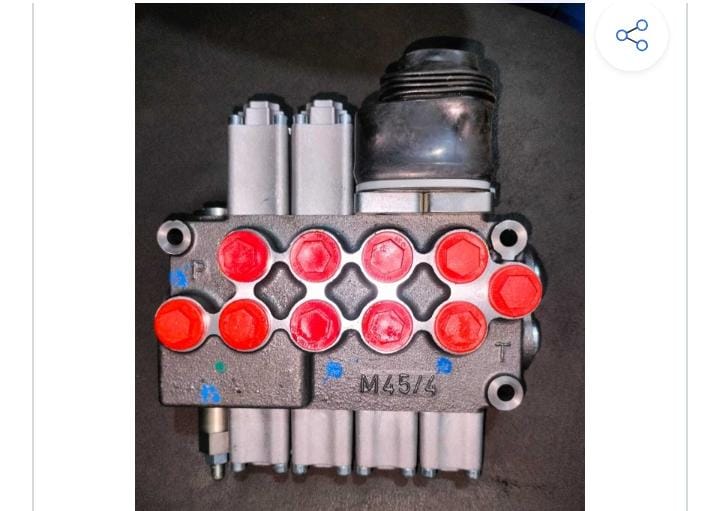 Hydraulic Mobile Control Valve - Color: Black