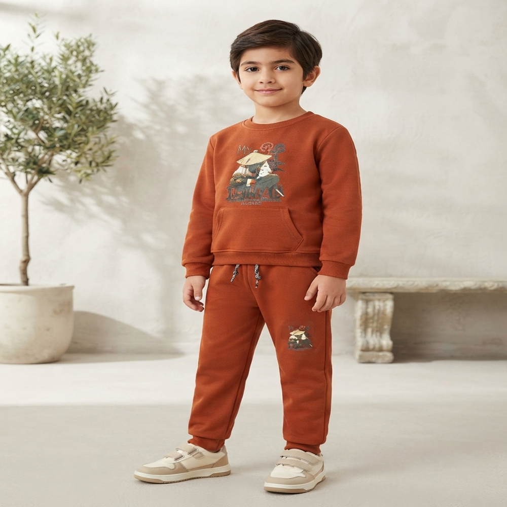 Bunjoo Kids Winter Fleece Tracksuit Set - Age Group: 1 - 6